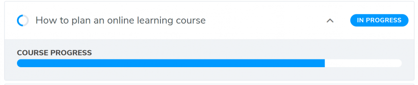 Continue the Course Later – Community Heart